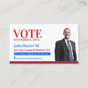 Political Office Business Card