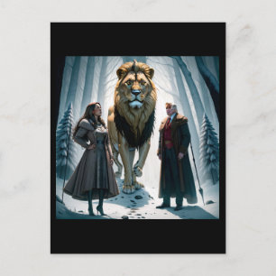 Political parody of a popular Christian novel Postcard