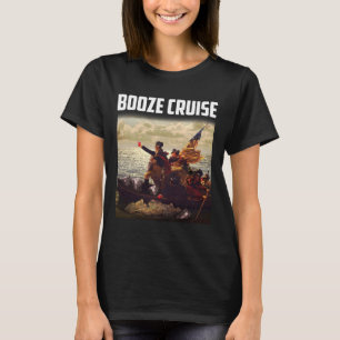 Political Party Booze Cruise Shades And Red Cups T T-Shirt