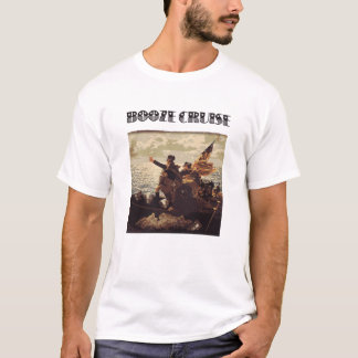 Political Party Booze Cruise Shades Red Cups Funny T-Shirt