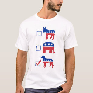Political Pet Vote Dog T-Shirt