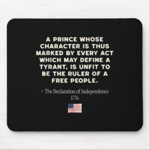 Political Protest Declaration Of Independence No T Mouse Pad