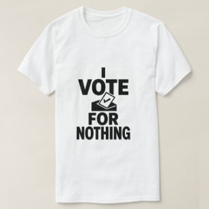 Political Satire Minimal Meme Design T-Shirt