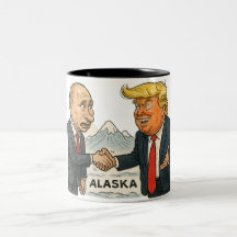 Political Satire: Putin and Trump Meeting in Alask