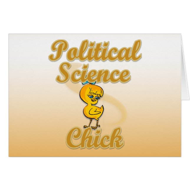 Political Science Chick (Front Horizontal)