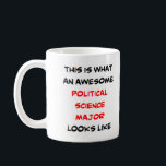 political science major, awesome coffee mug<br><div class="desc">political science major</div>