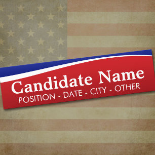 Political Theme - Customise This Bumper Sticker! Sticker
