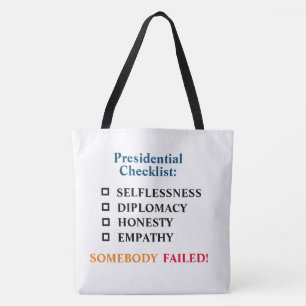 Political tote, Anti-Trump Tote Bag
