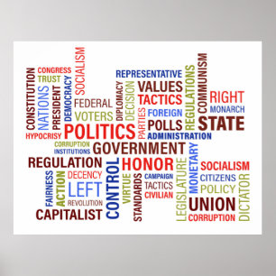 Political Typography Poster