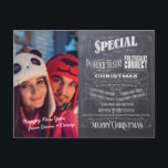 Politically Correct Woke Chalkboard Christmas Holiday Postcard<br><div class="desc">You know that this is what you really want to say when you get the non-committal, neutral 'Happy Holiday' greeting. Well here is your chance to make a statement in contemporary chalkboard look. See other fun products with this art on them in our store: https://www.zazzle.com/26_characters/products?dp=0&cg=196703093339113260 BTW - There is even...</div>