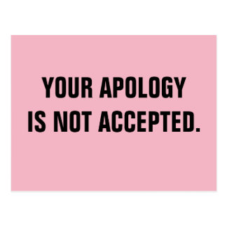 The Recap Apology Not Accepted apology cards invitations zazzle au The Recap Apology Not Accepted apology cards invitations zazzle au