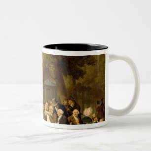 Politicians in the Tuileries Gardens, 1832 Two-Tone Coffee Mug