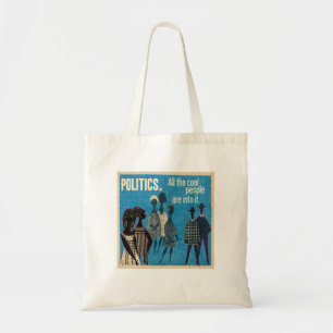 Politics Cool People tote bag