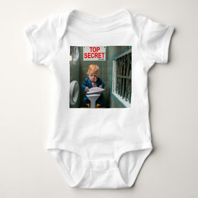 Politics - Donald's at it again! Baby Bodysuit (Front)