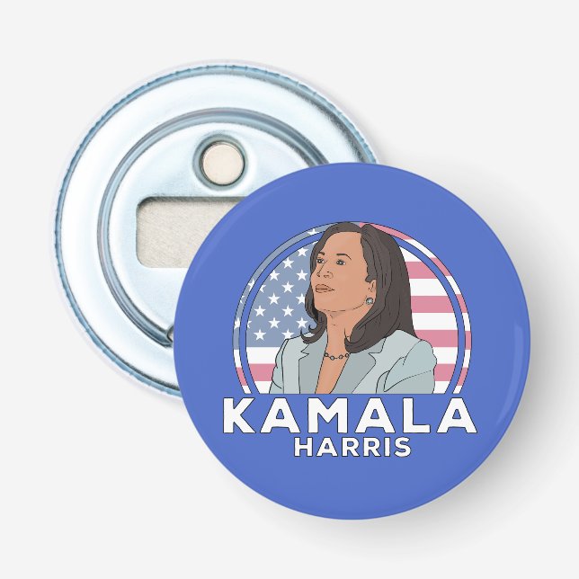 Politics Kamala Harris Bottle Opener (Front)