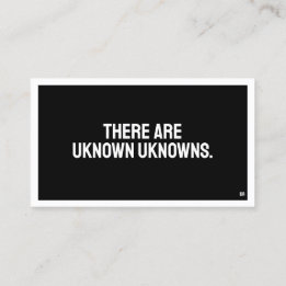 POLITICS Minimalist Business Card