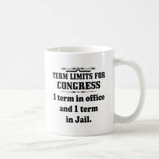 Politics: Term Limits For Congress Coffee Mug