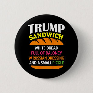Politigovernment Agencyn Sandwich White Bread 6 Cm Round Badge