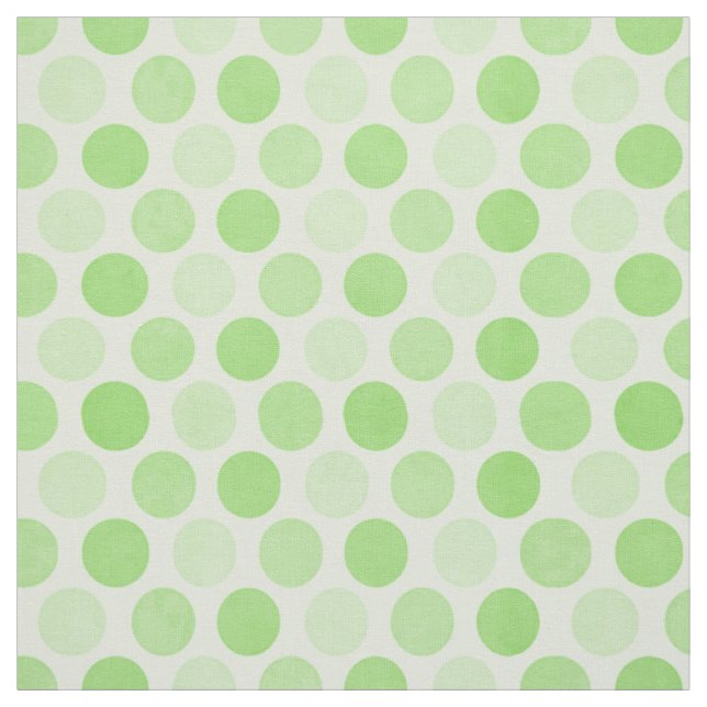 Polk Dots Green Fabric (Swatch)