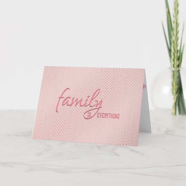 Polka Blush Pink for Daughter-in-law Card (Front)