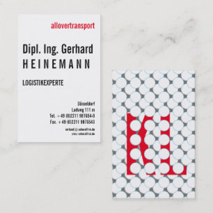 Polka! but modern business card
