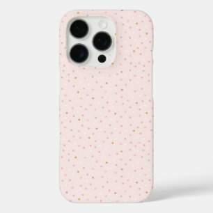 Polka Confetti Pattern iPhone 16 Pro Case