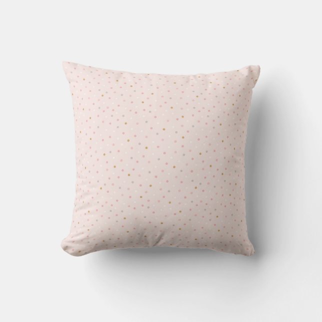 Polka Confetti Pattern Cushion (Front)