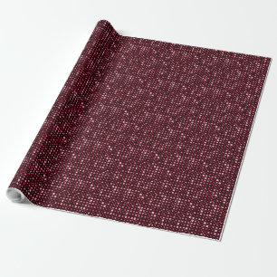 Polka Dot 01.Pink DGrey BG Wrapping Paper