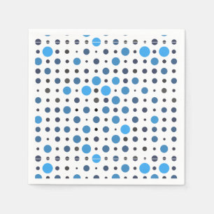 Polka Dot 01X.Blue Shade Napkin