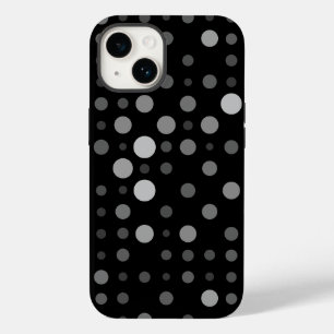 Polka Dot 01X.Grey Shade Black BG Case-Mate iPhone 14 Case