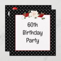 Polka Dot 60th Birthday Party