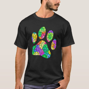 Polka Dot Animal Dog Cat Paw International Dot Day T-Shirt