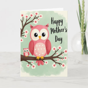 Polka Dot Avian Family Card
