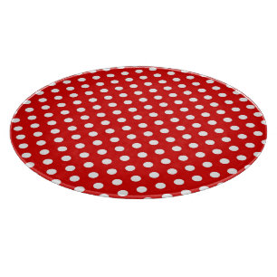 Polka dot background cutting board