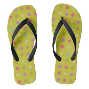 Polka-dot background pattern thongs