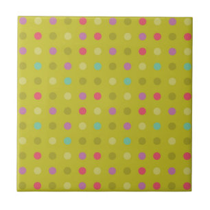 Polka-dot background pattern tile