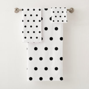 Polka Dot Bath Towel Set