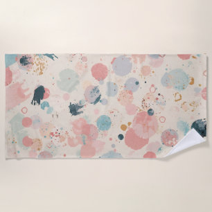 Polka Dot Beach Towel – Colourful Summer Design