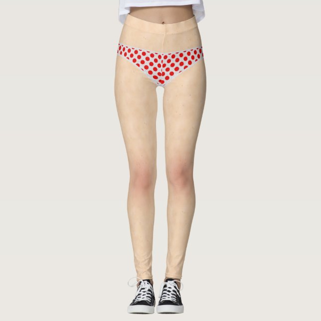 Polka Dot Bikini Legging (Front)
