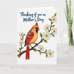 Polka Dot Bird Spring Card