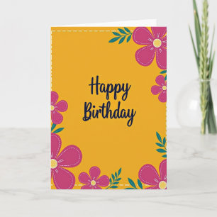 Polka Dot Birthday Joy Card