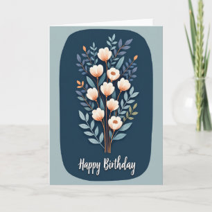 Polka Dot Bloom Art Card