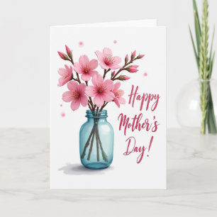 Polka Dot Blossom Greeting Card
