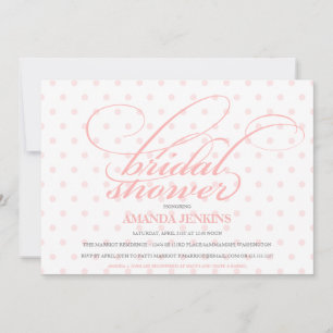 Polka Dot Bridal Shower Invitation