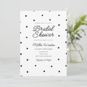 Polka Dot Bridal Shower Invitation