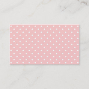 Polka dot business cards   Customisable background