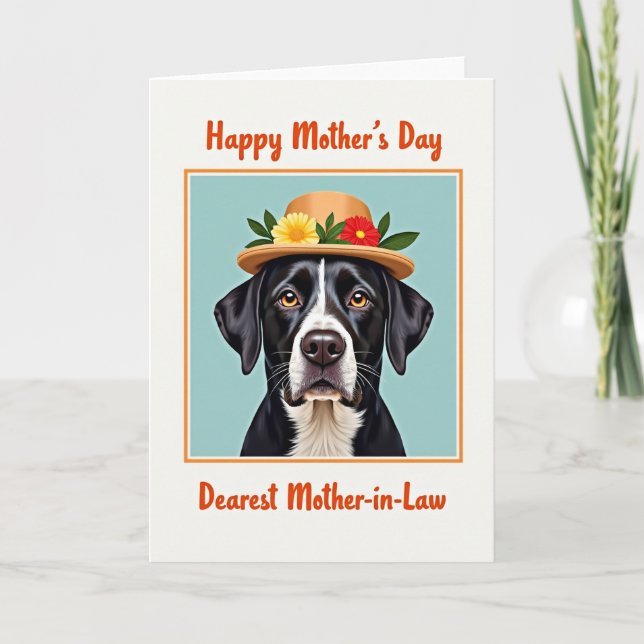 Polka Dot Canine Friend Card (Front)