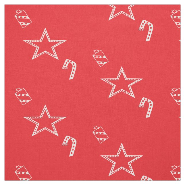 Polka Dot Christmas Fabrics by Kriyas Collection Fabric (Swatch)