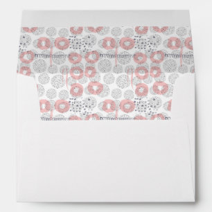 Polka Dot Circle Pattern Envelope