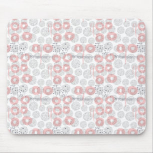 Polka Dot Circle Pattern Mouse Pad